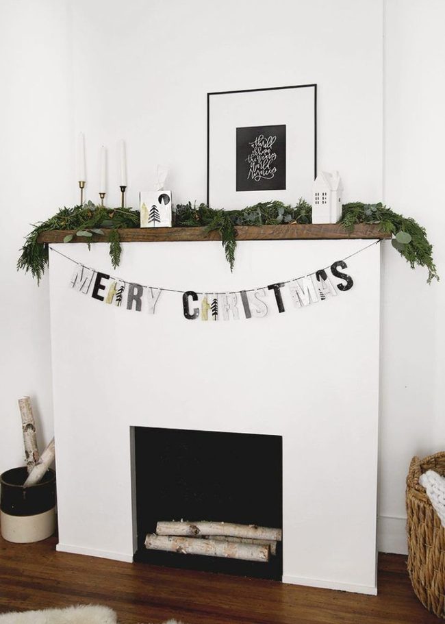 Tissue Paper Letter Garland