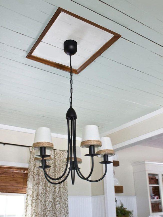 Black Rope Chandelier Statement Piece