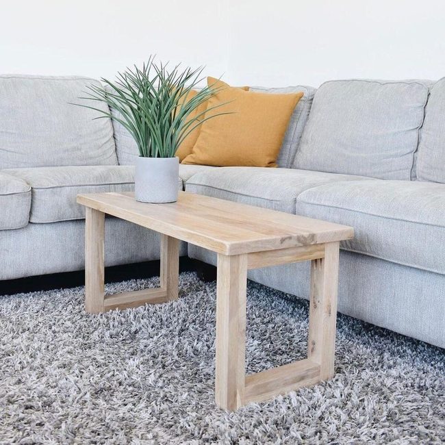 White Oak Diy Coffee Table