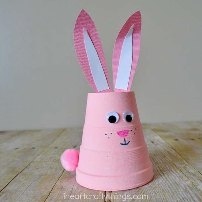 Paper Cup Easter Bunnies