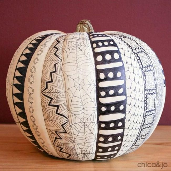Graphic Pumpkins Red Backdrop