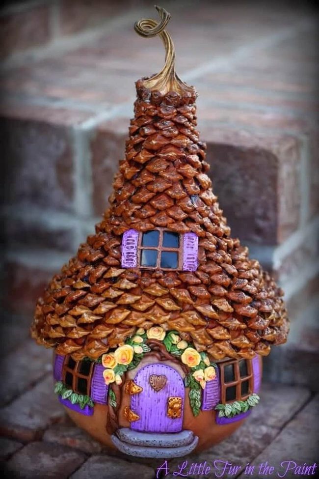 Natural Pine Cone Fairy Domes