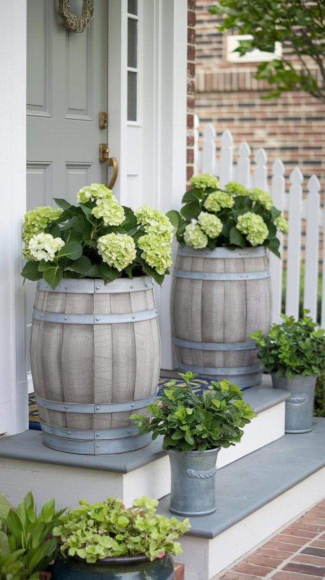 Blue And White Planter Harmony