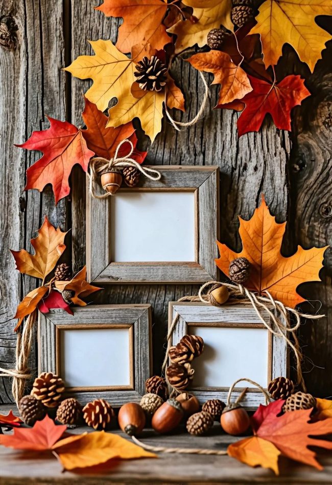 Weathered Wood Fall Frames