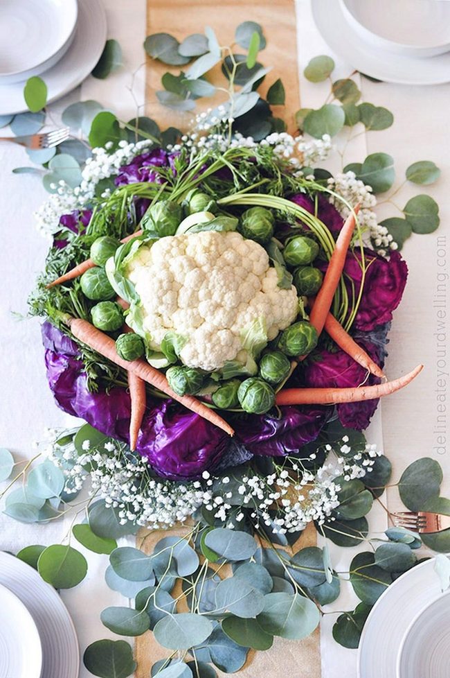 Colorful Vegetables Fresh Table Art