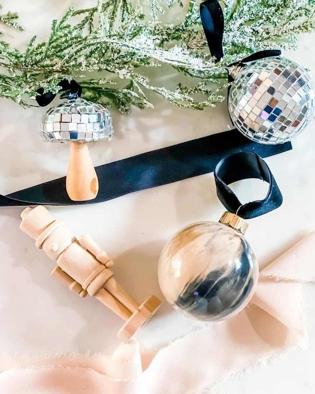 Mirrored Disco Ball Ornaments