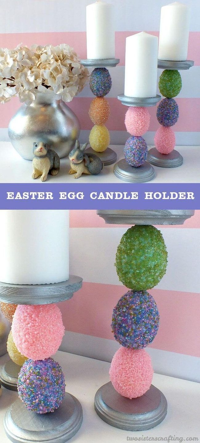 Beaded Eggs Candlelight Sparkle