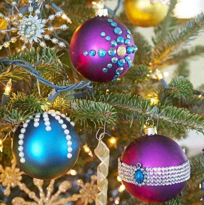 Crystalline Ornaments Catch Light