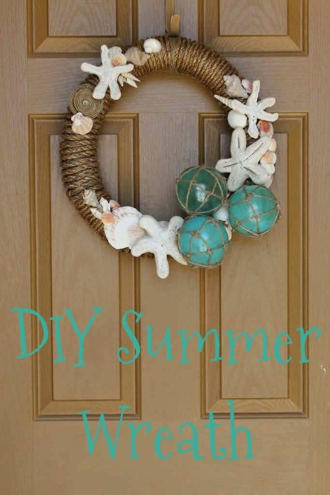 Seashell Wreath Ocean Memories