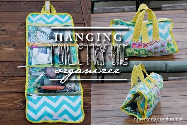 Yellow Polka Dot Floral Organizer