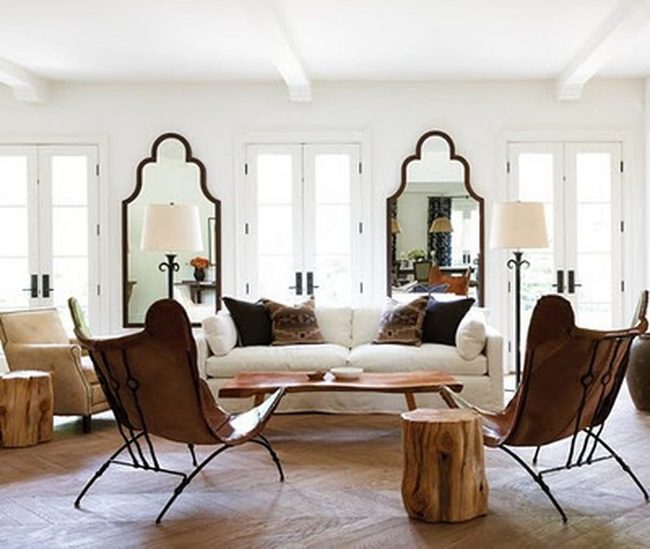 White Doors, Dark Mirrors, Light