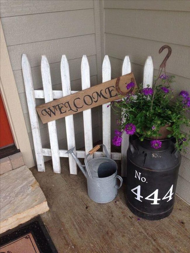 Vintage Metal Jug House Numbers