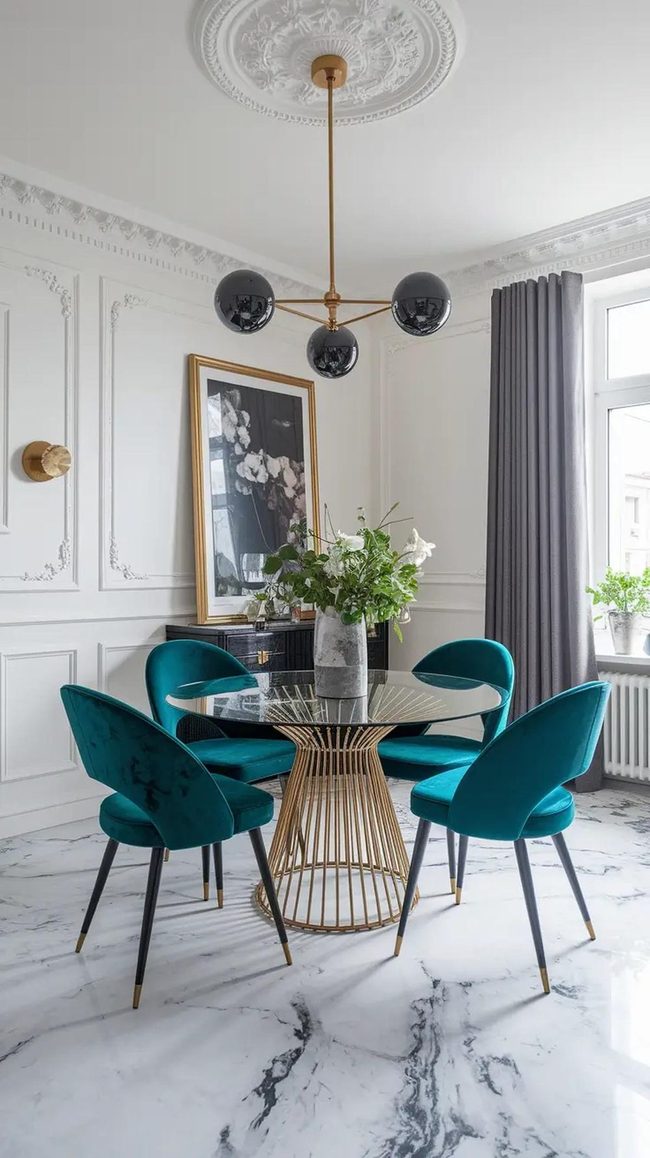 Veined Concrete Floors Command Rooms