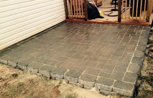 Customizable Stone Patio Foundation