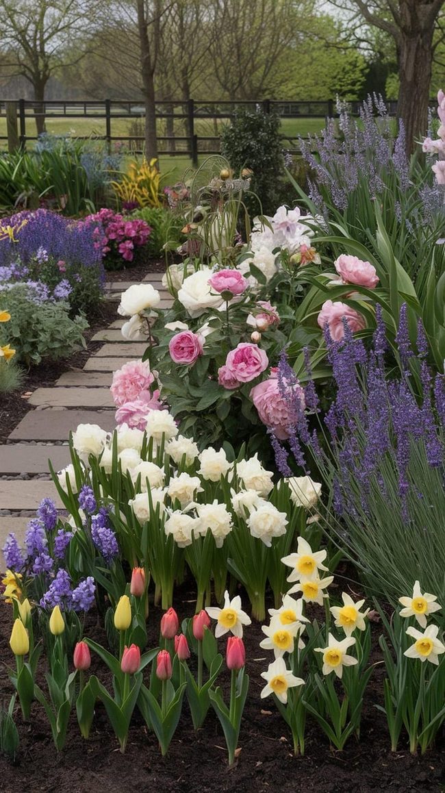 Cascading Blooms In Budget Baskets