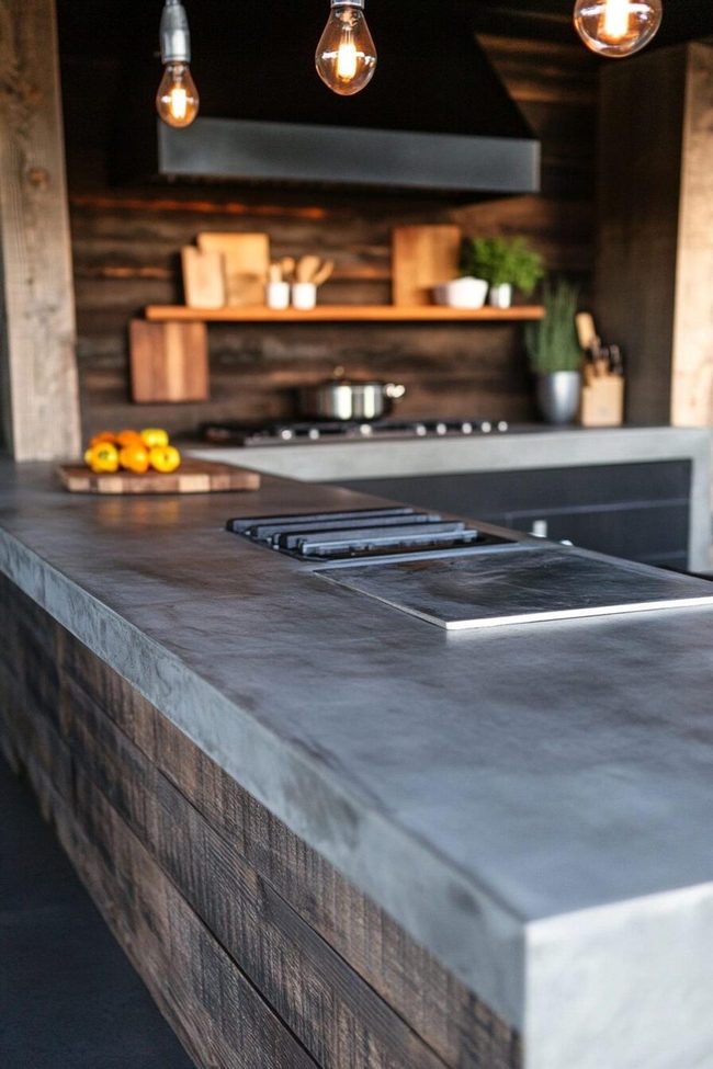 Gray Industrial Eatery Surface