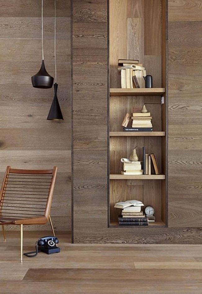 Warm Wood Meets Black Minimalism