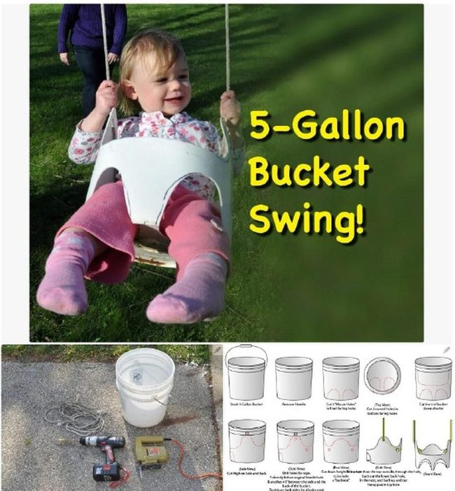 Five-Gallon Bucket Swing