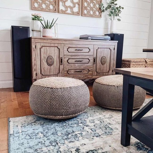 Dark Wood Sideboard Statement