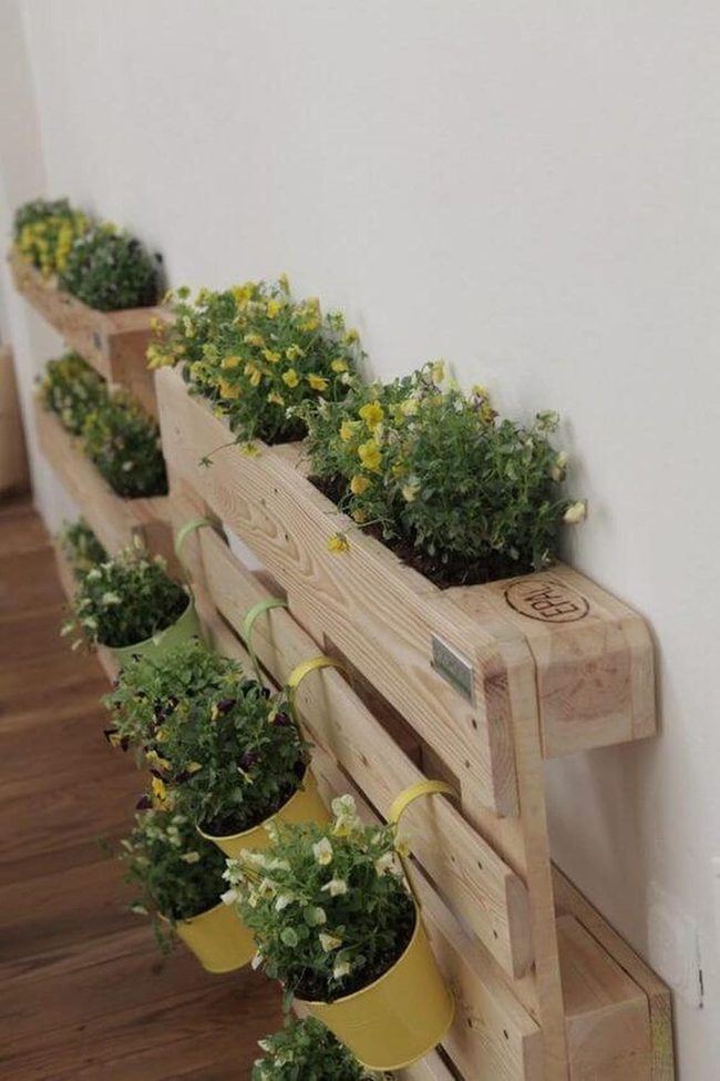 Vertical Wood Wall Garden