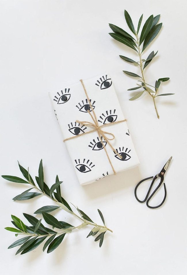 Black-Eyed Package With Twine