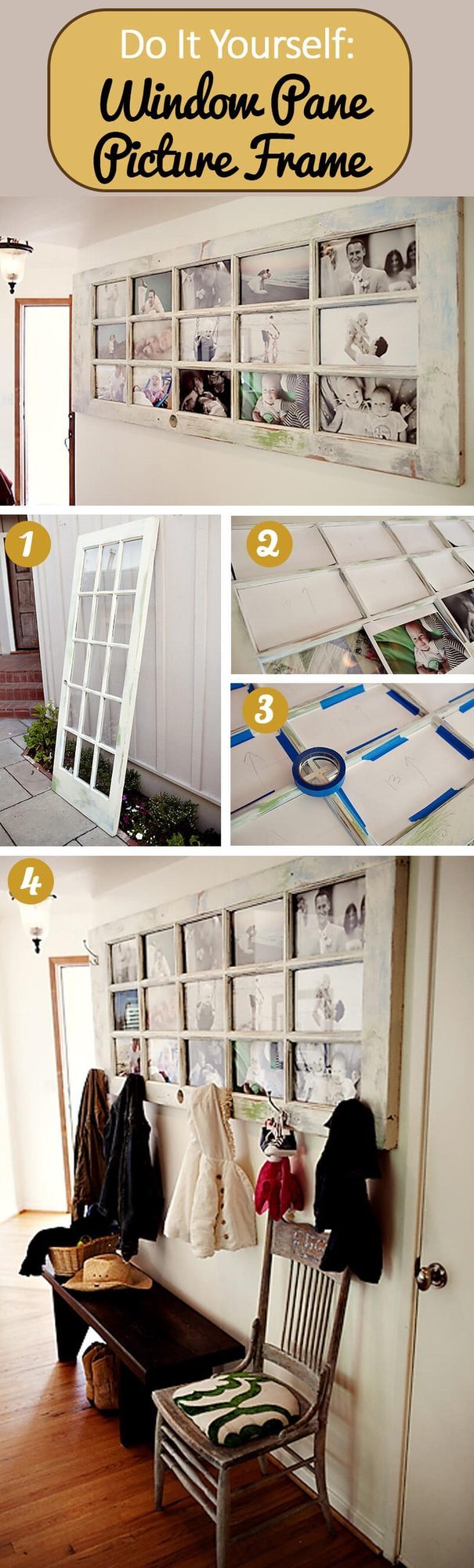 Weathered Doors Display Your Memories