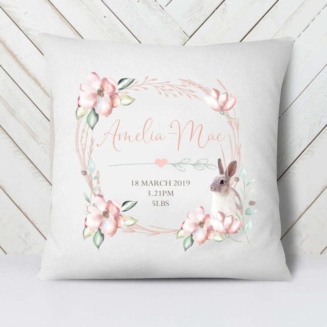 Personalized Newborn Keepsake Pillow