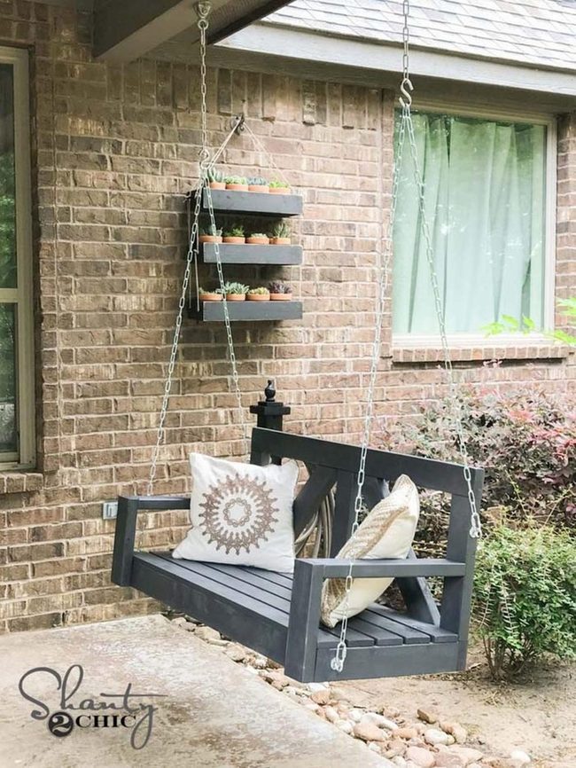 Barn Wood Porch Swing Diy