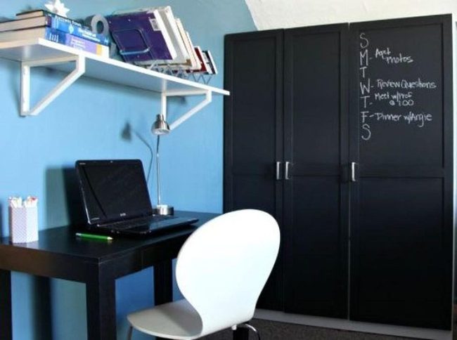 Chalkboard Wardrobe Workspace