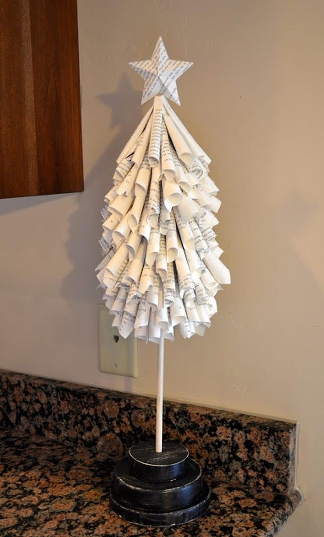 Rolled Paper Cone Trees