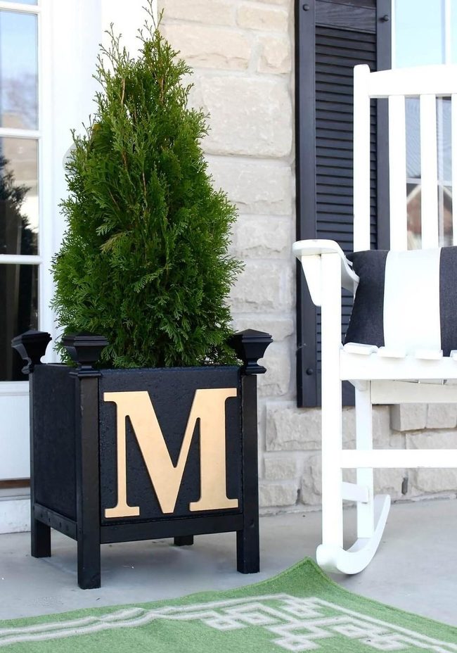 Personalized Concrete Planters Diy