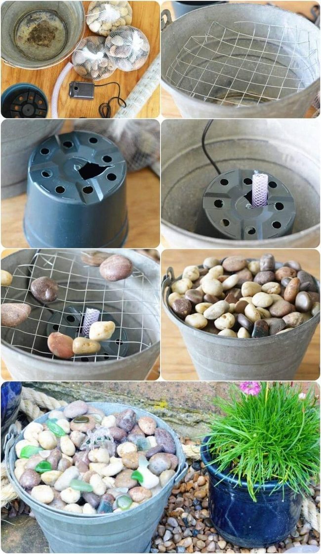 Sea Glass Bubbling Water Feature