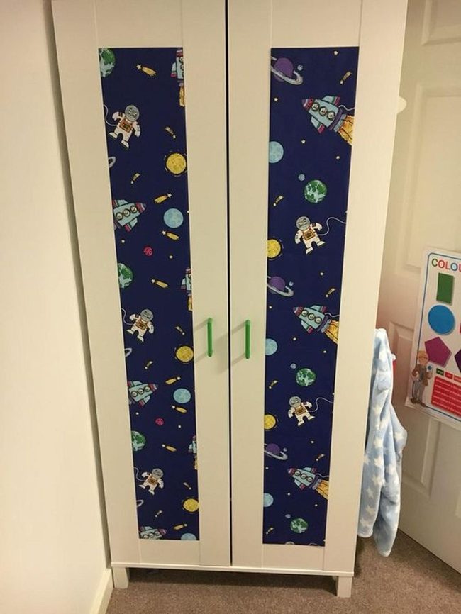 Astronauts And Planets Deep Blue Storage