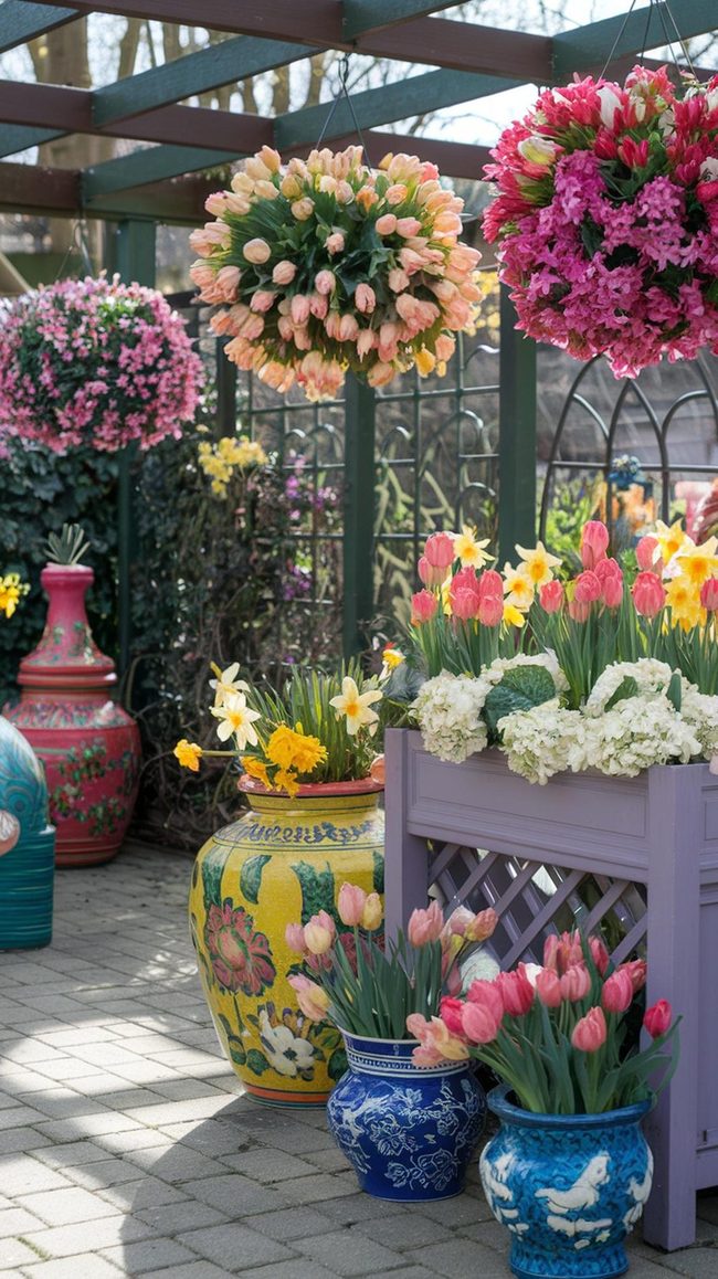 Colorful Blooms Transform Yard Spaces