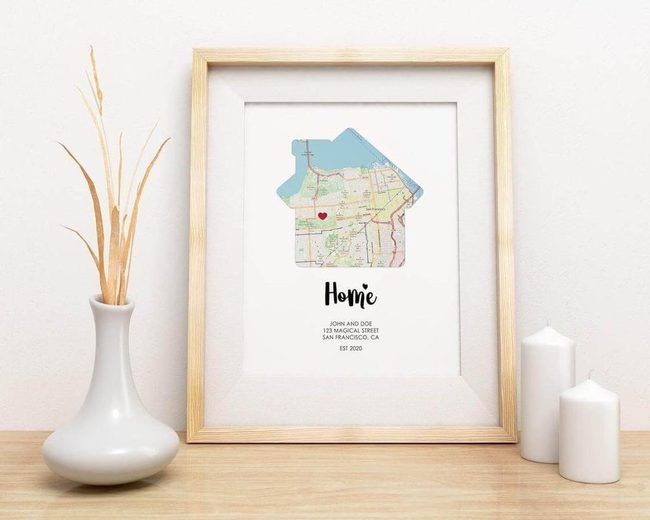 Custom Address Map Print