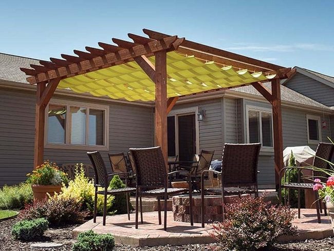 Wire Fabric Canopy Shade