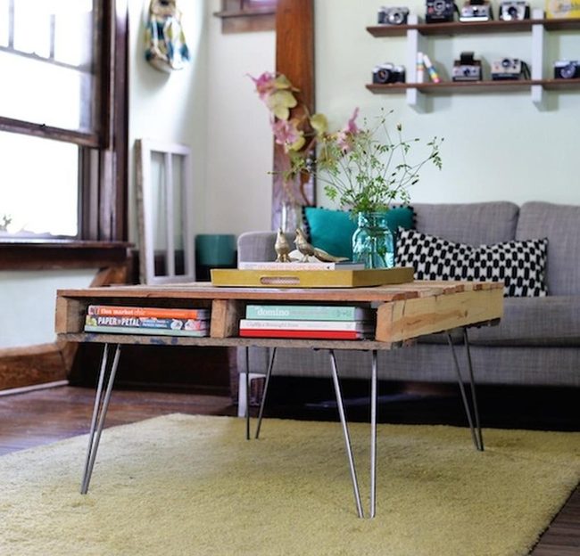Green Walls Gray Sofa Yellow Rug