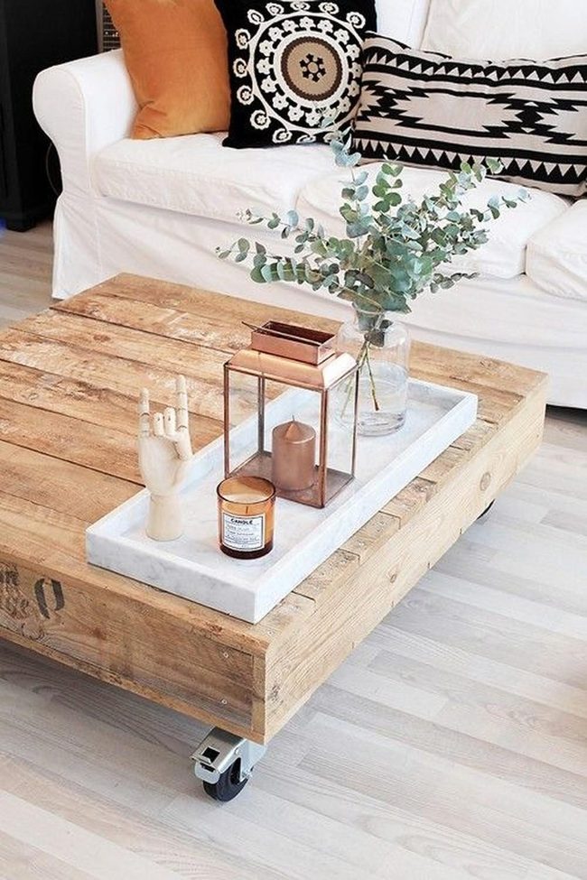White Sofa Sanctuary With Marble Accents