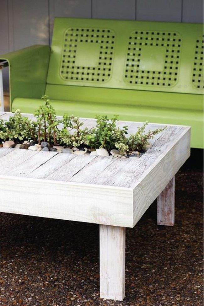 Green Retro Benches Garden Retreat