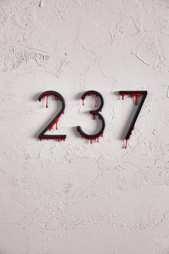 Dark Numbers Red Dripping
