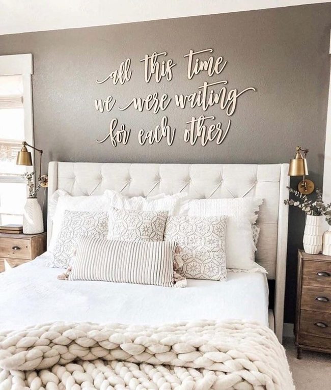 Wood Laser-Cut Script Wall Letters