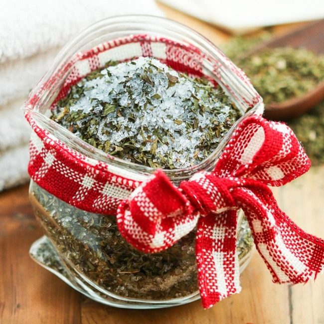 Crystallized Herb Infused Salt