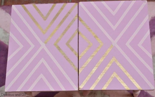 Gold Shimmer Meets Blush Pink