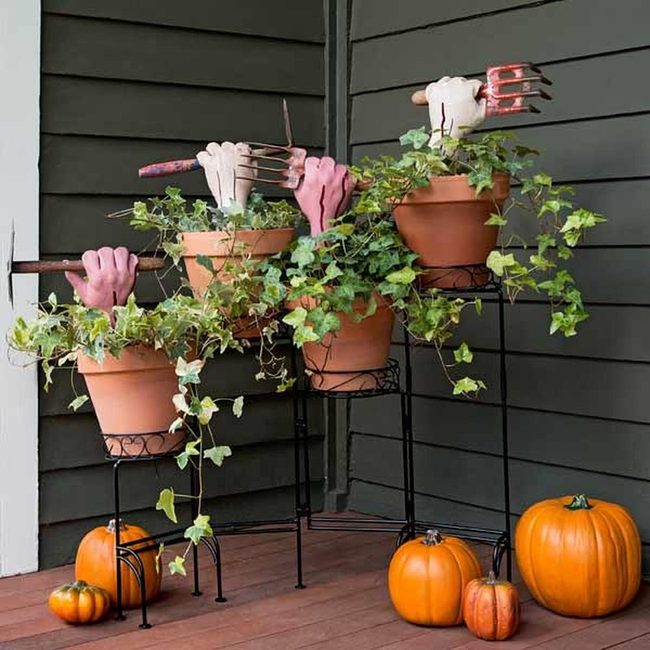Zombie Hands Clawing Pots