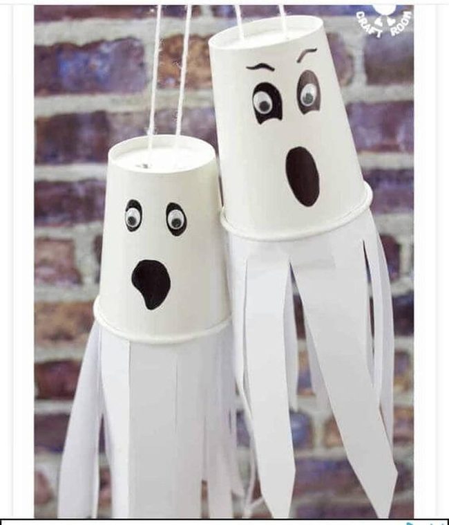 White Cup Ghosts Floating High