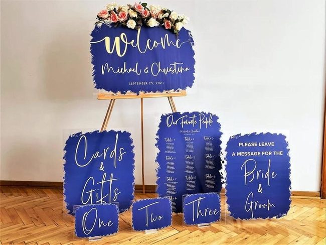 Clear Acrylic Seating Charts