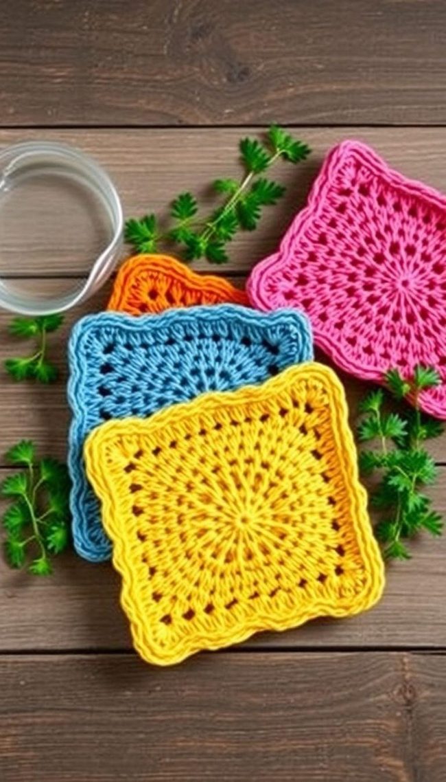 Soft Cotton Crochet Cloths