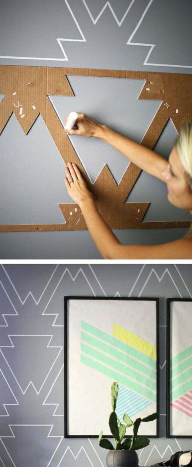Stenciled Southwestern Walls Diy