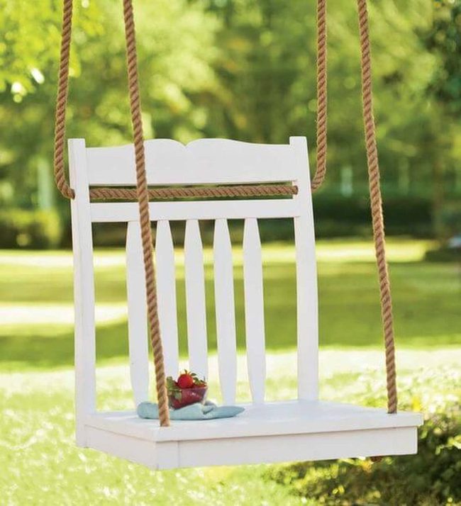 White Rope Swing Outdoor Retreat