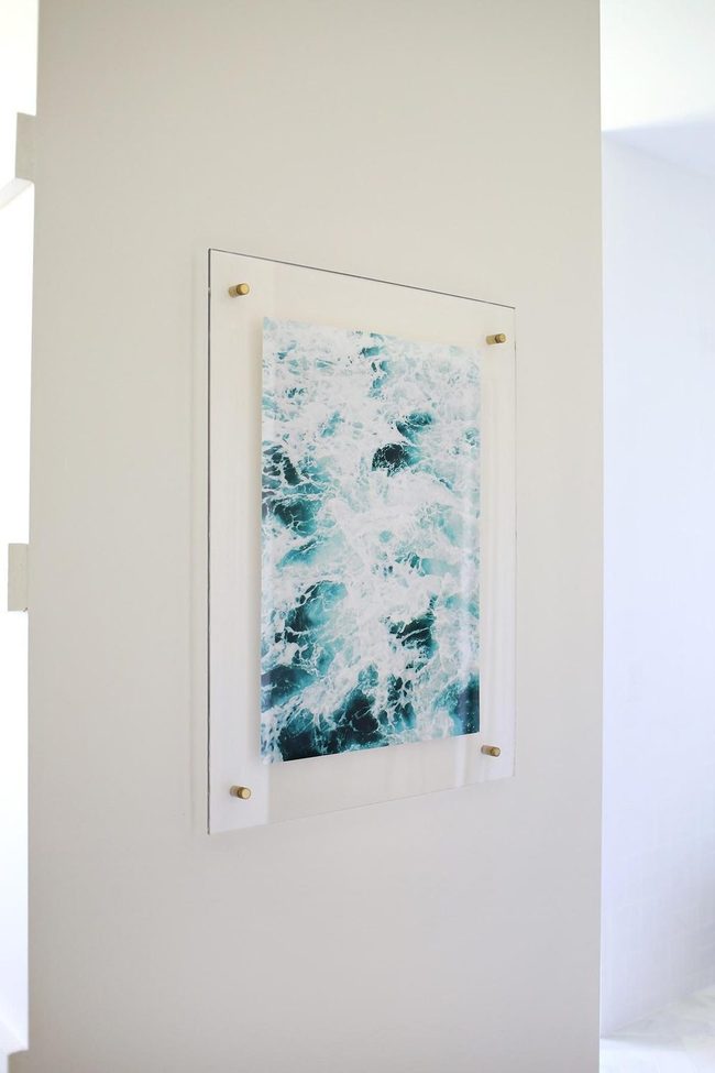 Deep Blue Wave Canvas